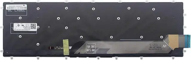 Alt view image 2 of 2 - AUTENS Keyboard for Dell Inspiron 3579 3583 3779 5565 5567 5570 5575 5587 7566 7567 7577 7588 5765 5767 5770 5775 7773 7778 7779 Laptop No Frame (Red Backlight), US Laptop Keyboard Replacement