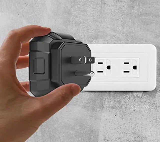 Alt view image 7 of 7 - AUTENS GFCI Outlet Tester, Socket Detector 48-250V Automatic Electric Power Circuit Polarity Voltage Detector Plug In Wall Breaker Finder Leakage Test With LED Voltage Display Screen
