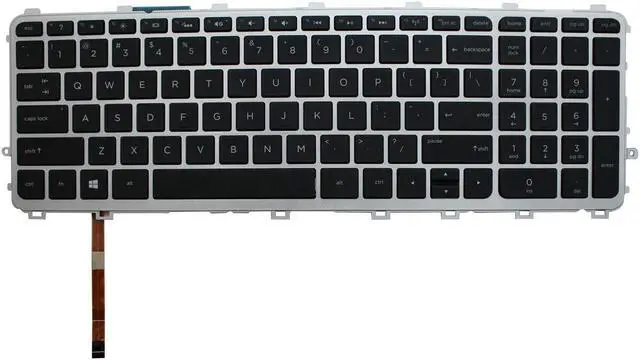 Main image of AUTENS Keyboard for HP Envy (TouchSmart) 17-j000 17t-j000 CTO 17-j100 17t-j100 CTO Series Laptop Silver Frame Backlight, US Laptop Keyboard Replacement
