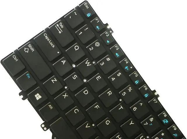 Alt view image 3 of 4 - AUTENS Keyboard for Dell Latitude 5280 5289 7280 7290 7380 7389 7390 Laptop No Frame (Backlight), US Laptop Keyboard Replacement