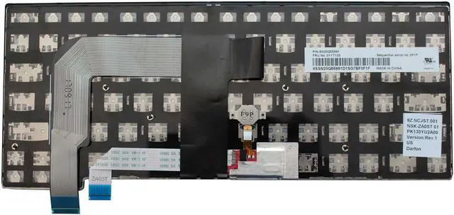 Alt view image 2 of 8 - AUTENS Keyboard for Lenovo ThinkPad T460s T470s (Not Fit T460 T460p T470 T470p) Laptop No Backlight (6 Fixing Screws), US Laptop Keyboard Replacement