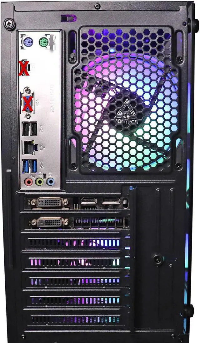 Alt view image 6 of 6 - ViprTech  Entry Level Gaming PC Computer - Intel i5 3.40Ghz, NVIDIA GTX 650, 8GB RAM, 1TB HDD, WiFi, RGB, Windows 10 Pro, 1 Year Warranty