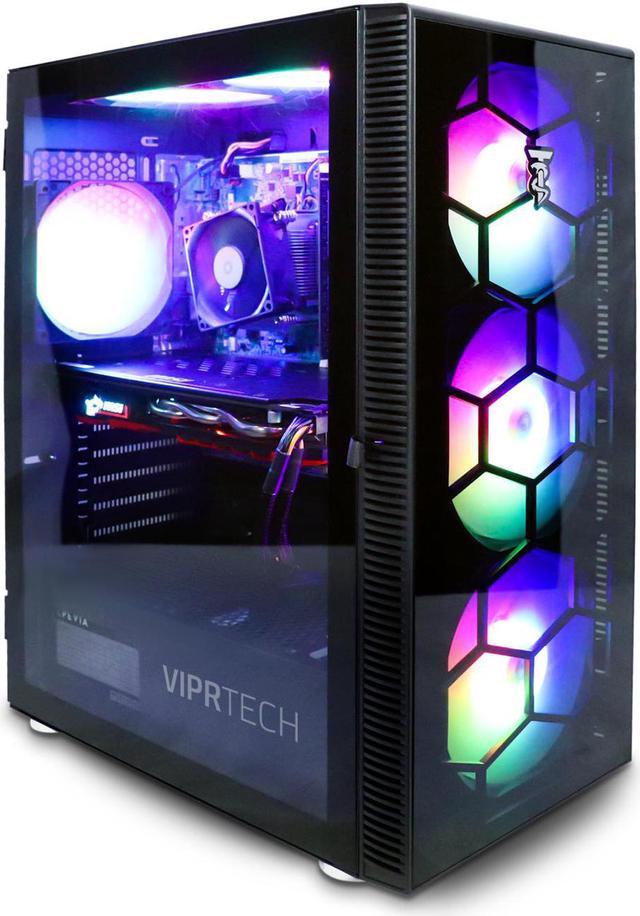 ViprTech.com Ultimate Gaming PC Computer Desktop - i5 4th Gen, NVIDIA GTX 1060 6GB, 16GB RAM, 1TB HDD, VR Ready, STREAMING, RGB, WiFi, Windows 10 Pro, 1 Year Warranty Gaming Desktops - Newegg.com