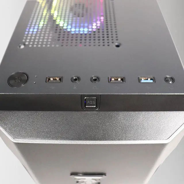 Alt view image 5 of 7 - ViprTech Rebel 3.0 Gaming PC - AMD Ryzen 5 3600 (4.2Ghz Turbo), RTX 3060 12GB, 32GB DDR4 3200, 1TB NVMe SSD, VR-Ready, Streaming, WiFi BT, RGB, Win 11, Desktop Computer Tower Black