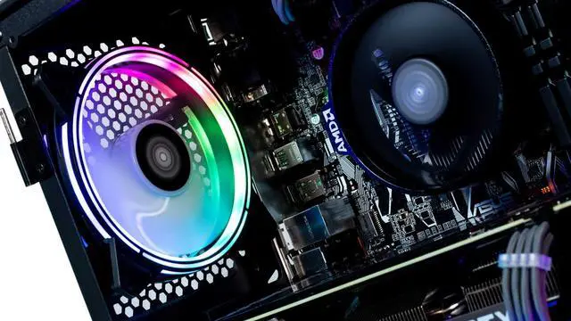 Alt view image 7 of 7 - ViprTech Rebel 4.0 Gaming PC - AMD Ryzen 7 (4.1Ghz Turbo), RTX 4060 8GB, 32GB DDR4 3200, 1TB NVMe SSD, VR-Ready, Streaming, WiFi BT, RGB, Windows 11, Desktop Computer Black
