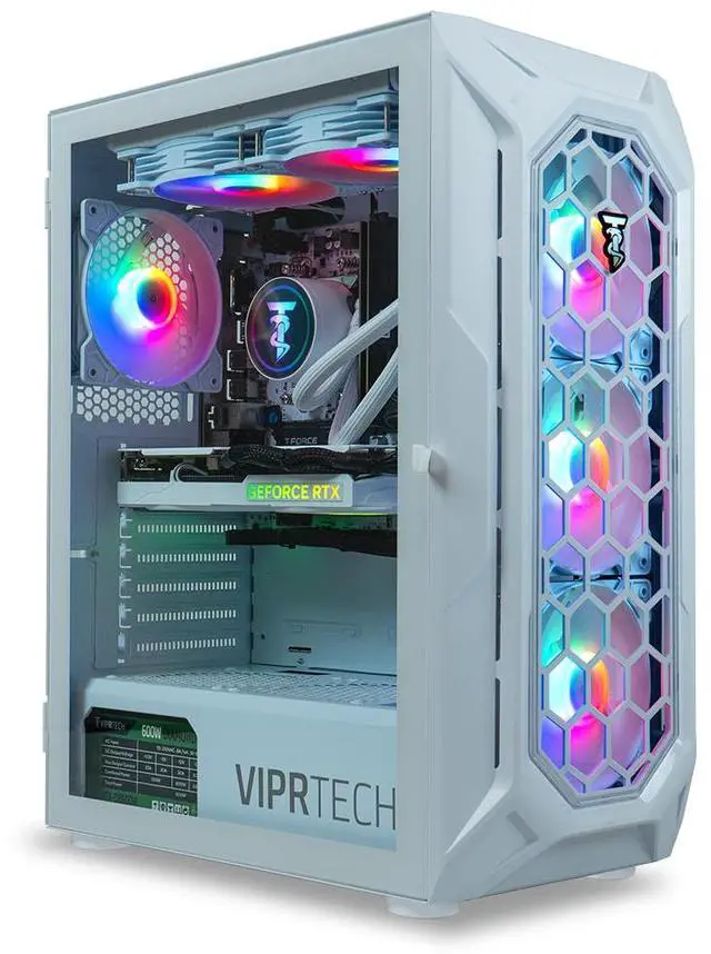 ViprTech Ghost 4.0 Liquid-Cooled PC - AMD Ryzen 7 3700X (4.4