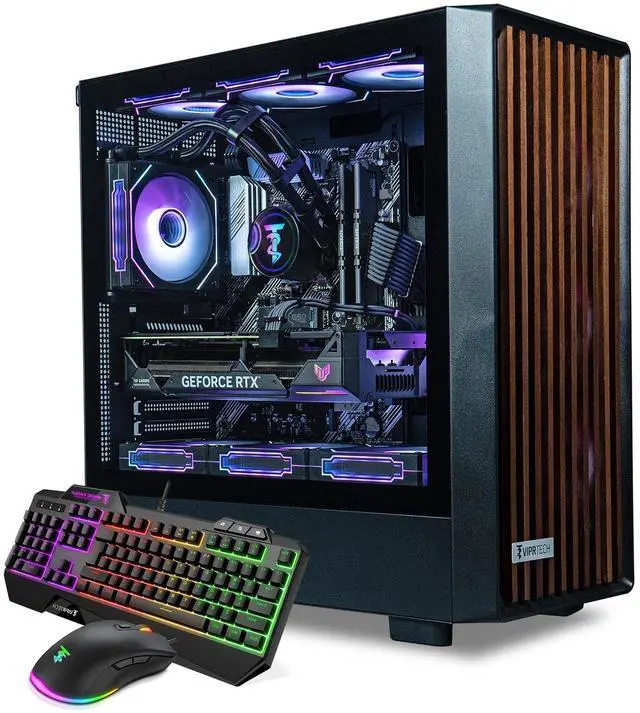 ViprTech Overlord Liquid-Cooled Wood PC - AMD Ryzen 7 5700X