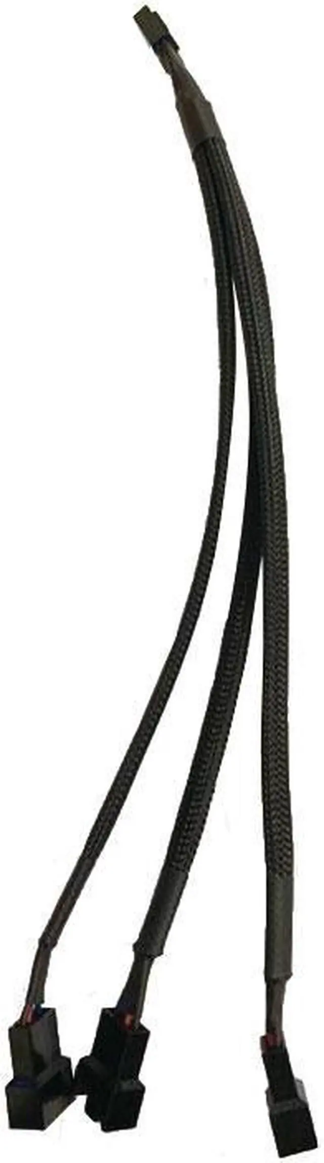 Main image of PWM Fan Splitter 4pin Adapter Cable 1 to 3 Computer CPU Fan Splitter PC Fan Extension Power Cable