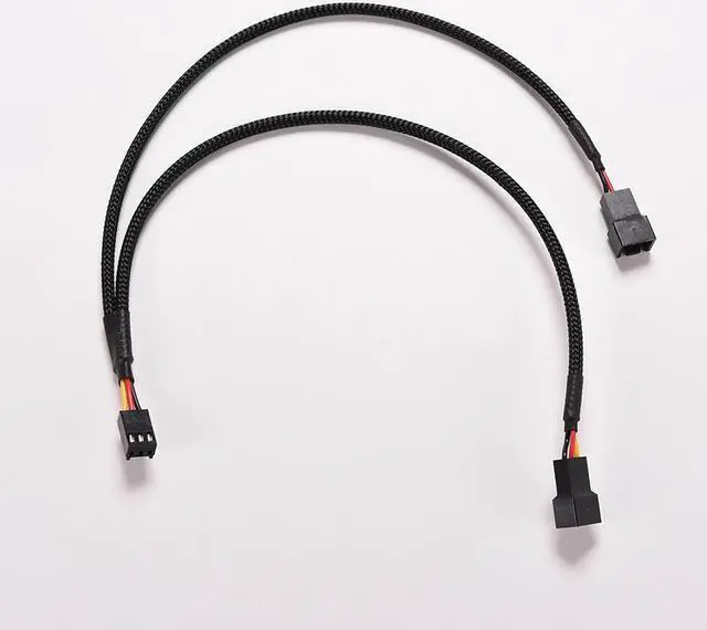 Main image of 3Pin Female Y-Splitter to Dual 2 Pin Male Mainboard Power Cable Adapter PC Computer Case Fan Connect Wire Splitter Convert