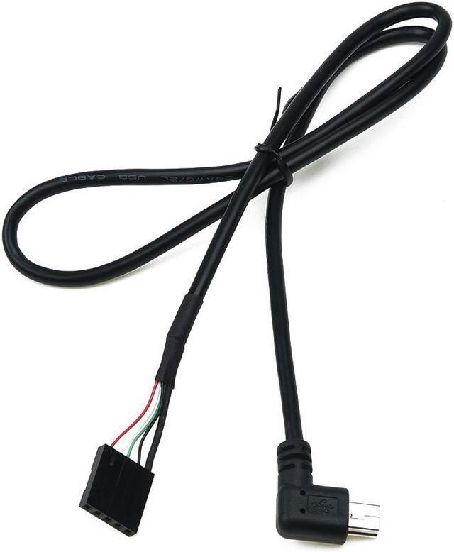 Alt view image 6 of 6 - 1pc USB Interface CPU Cooler Cable For CORSAIR Hydro Series H80i H100i H110i H115i Black Plastic Material 58cm Corsair USB
