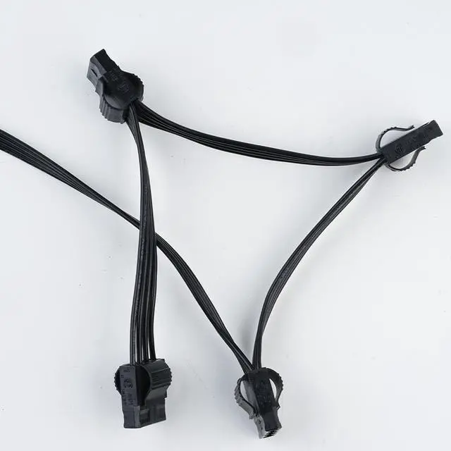 Alt view image 4 of 6 - New 6 Pin To 4 Molex Modular Power Supply Cable 6 Pin To 4 IDE Cable For CORSAIR RM1000X RM850X RM750X RM650X RM550X Modula N1L7