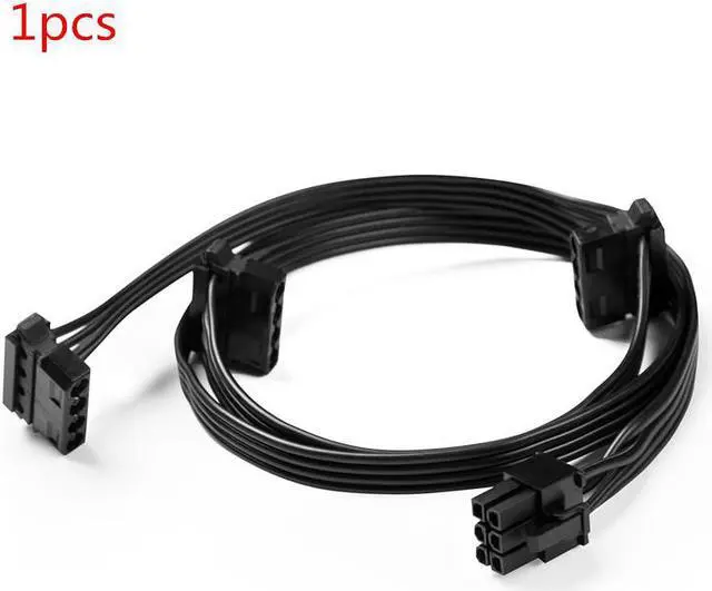 Main image of PCIe 6Pin 1 to 3 IDE Power supply Cable for CORSAIR RM850 CX850M CX750M CX600M CX500M CX430M