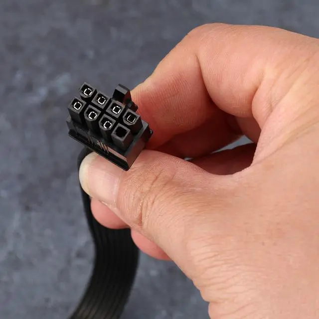 Alt view image 3 of 6 - 3Pcs PCI Express 8Pin to Dual 6+2Pin Power Supply Cable PCIe 8 Pin 1 to 2 Spliter Cable for Corsair RM/HX/CX-M Series