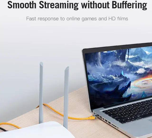 Alt view image 6 of 7 - Ethernet Cable CAT6A 10Gbps RJ 45 Network Cable Lan RJ45 Patch Cord for PS4 Laptop PC PS 4 Router CAT 6A Cable Ethernet(Upgraded Model 32.80ft)