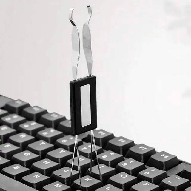 Alt view image 4 of 6 - WISDUM Keycap Puller Stainless Steel Key Keycap Removal Tool Keycaps Remover for Mechanical Keyboard for Removing Fixing Keyboard Tools