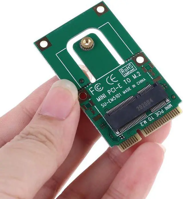 Alt view image 4 of 6 - Mini PCI E to m2 Adapter Converter Expansion Card m2 Key E Interface for m2 Wireless Bluetooth WiFi Module for Laptop and PC