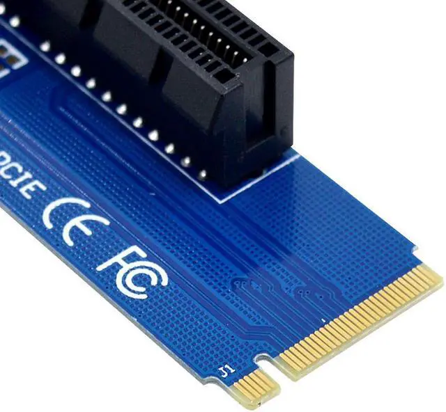 Alt view image 4 of 5 - New NGFF M2 M.2 to PCI-E 4x 1x Slot Riser Card Adapter Male To Female PCIE Multiplier For Miner Mining Machine