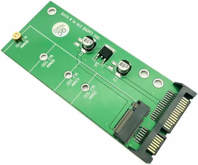 Main image of NGFF ( M2 ) SSD to 2.5" SATA Adapter M.2 2.5 inch NGFF SSD to SATA3 Convert Card Expansion Board Add On Card for Computer