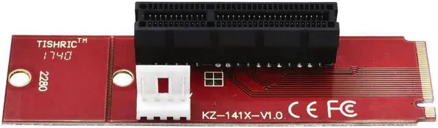 Alt view image 2 of 6 - 2pcs New Riser Card Adapter NGFF M2 M.2 to PCI-E 4x 1x Slot Male To Female PCIE Multiplier For BTC Miner Mining Machine