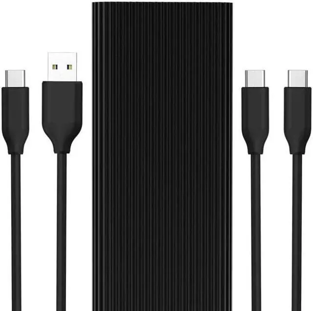 Alt view image 3 of 6 - Blueendless SSD M2 PCIe NVMe/NGFF Type C to USB 3.1 Case 2.5" Aluminum External Storage Enclosure USB Hard Disk Caddy Box