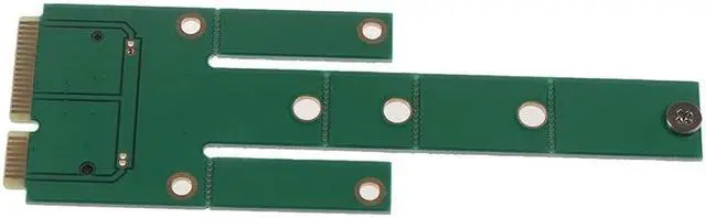 Alt view image 2 of 6 - mSATA to M.2 NGFF Adapters Convert Card 6.0Gb/s NGFF M.2 SATA Bus SSD B Key to mSATA Male Riser M.2 Adapter for 2230 2280 M2 SSD