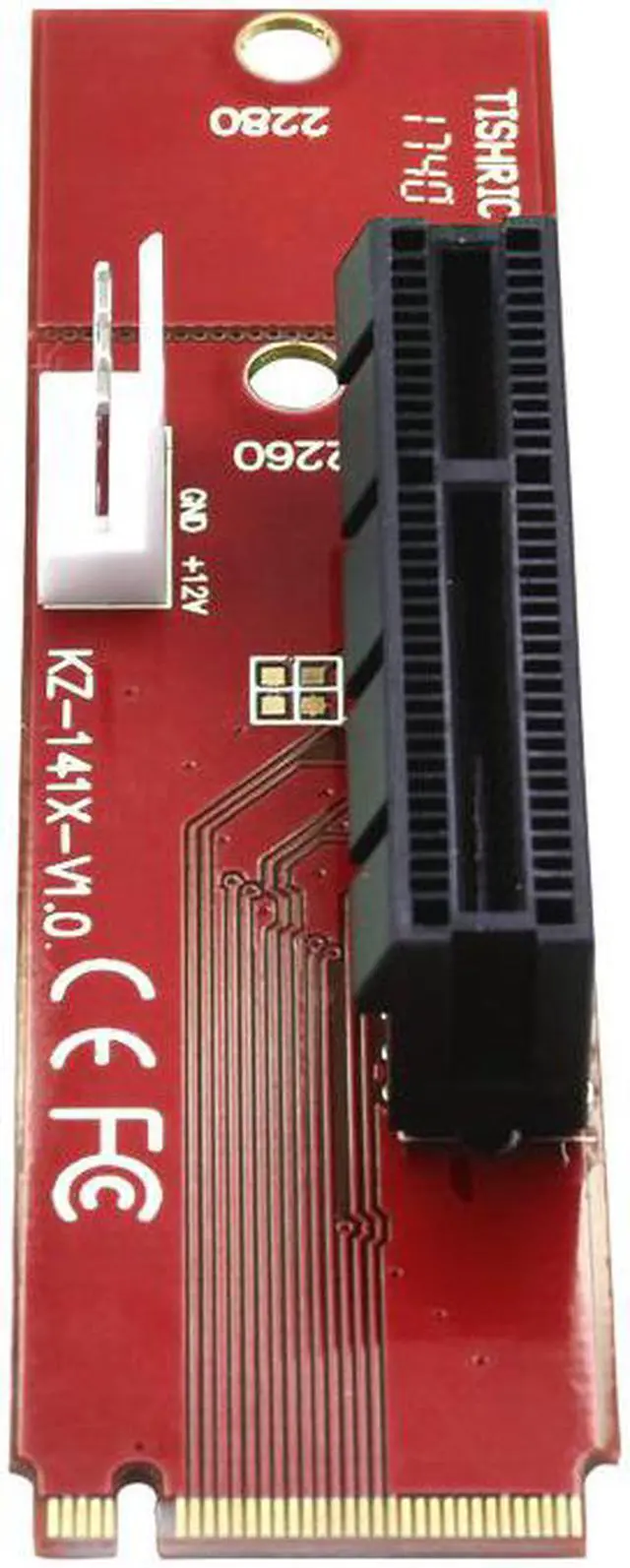 Alt view image 3 of 6 - 2pcs New Riser Card Adapter NGFF M2 M.2 to PCI-E 4x 1x Slot Male To Female PCIE Multiplier For BTC Miner Mining Machine
