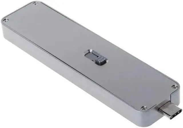 Alt view image 5 of 6 - Enclosure HDD Case M.2 PCIE NVMe SSD to USB 3.1 Type C Converter HDD Box Adapter Enclosure Case For M Key M2 SSD Hard Drive