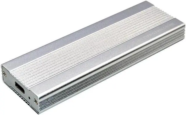 Alt view image 4 of 6 - BTBcoin NVME SSD Enclosure PCIE M.2 to USB 3.1 Type C Adapter USB C 10Gbps RTL9210 M2 M Key PCIE Hard Drive Disk External Box M2(silver)