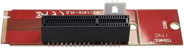 Alt view image 4 of 6 - 2pcs New Riser Card Adapter NGFF M2 M.2 to PCI-E 4x 1x Slot Male To Female PCIE Multiplier For BTC Miner Mining Machine