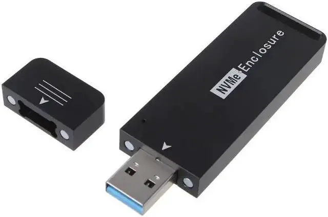 Alt view image 6 of 6 - M2 SSD Case NVMe NGFF M.2 SSD Enclosure USB3.1 Type C Gen2 for In tel 2230 2242