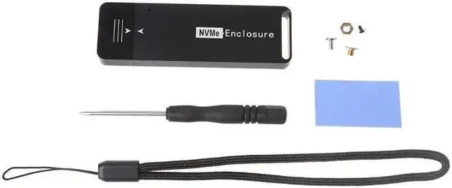 Alt view image 4 of 6 - M2 SSD Case NVMe NGFF M.2 SSD Enclosure USB3.1 Type C Gen2 for In tel 2230 2242