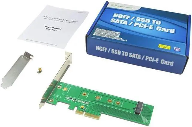 Alt view image 6 of 6 - M.2 ngff nvme M.2 PCIe to PCIe 3.0 x4 Adapter/M.2 NVMe SSD NGFF to PCIE X4 M Key ssd Adapter