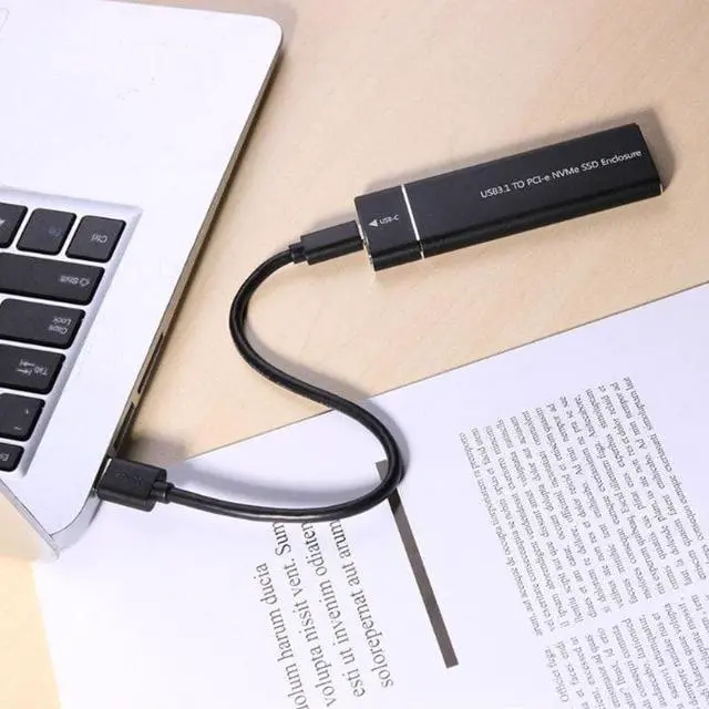 Main image of USB3.1 Type C to M.2 M Key NVMe PCIE SSD Box Solid State Drive Housing Case 10Gbps M2 SSD 2280 Hard Drive Disk Enclosure