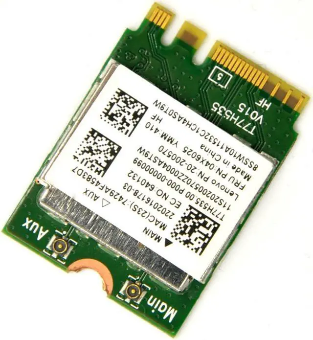 Alt view image 5 of 5 - Realtek RTL8723BE 300Mbps 802.11n M2 NGFF Wireless Card Mini PCI E WiFi Adapter + Bluetooth 4.0 for Lenovo E450 E550 E555 Y50