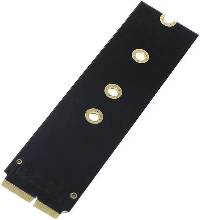 Alt view image 2 of 5 - M key M.2 for NGFF PCIe AHCI M2 SSD Adapter Card for 2230 2280 Adapter For 2013 2014 2015 2017 MACBOOK Air A1465 A1466 Pro A1398