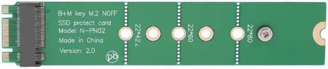 Main image of M.2 NGFF B Key to B+M Key M.2 Converter Adapter Testing Protect one to one test Card for SATA M2 NGFF 2242 2260 2280 SSD