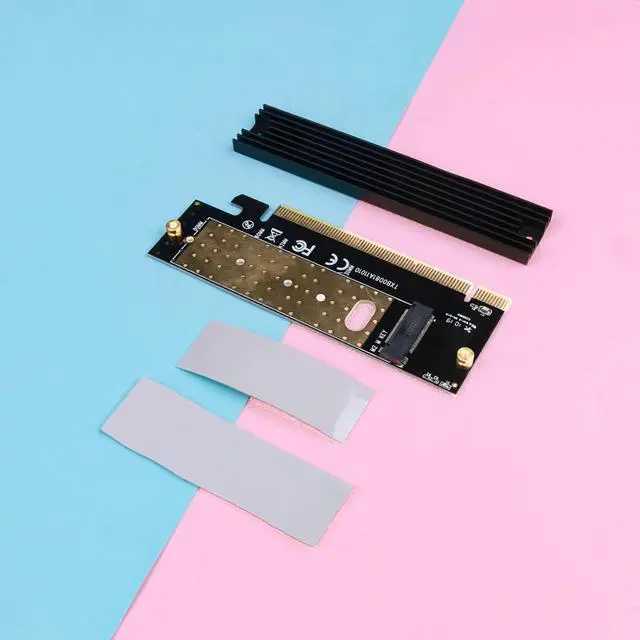 Alt view image 6 of 6 - M.2 NVMe SSD NGFF TO PCIE 3.0 X16 X4 Adapter M Key Interface Expansion Card Add On Card Full Speed Support 2230 to 2280 SSD
