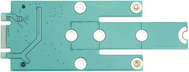 Alt view image 3 of 5 - M.2 B + M Key to mSATA Mini PCI-E PCI-Express SATA 3.0 SSD Male Converter Adapter Card For 2242/2260/2280 m2  SSD
