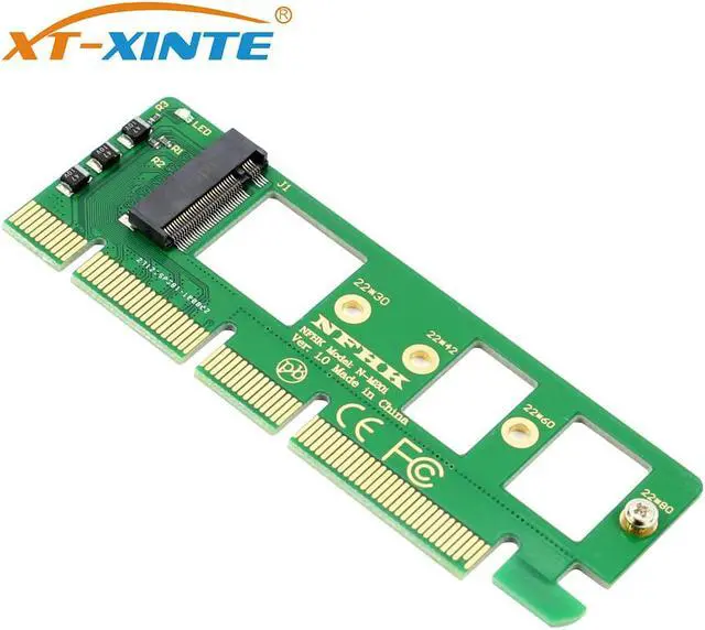 Alt view image 2 of 6 - PCIE to M2 Adapter PCI E PCI Express 3.0 X4 X8 X16 to M Key M.2 AHCI SSD Riser Card Adapter for XP941 SM951 PM951 A110