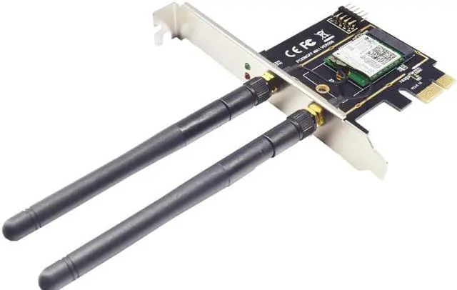 Alt view image 3 of 5 - Wifi Adapter M2 Ngff Key A-E To Mini Pci Express Wifi Raiser PCI-E 1X NGFF Wireless Support 2230 2242 Mini Pcie Network Card