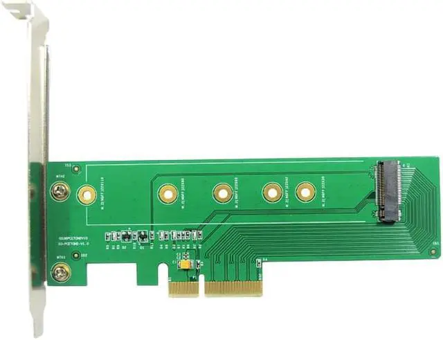 Alt view image 3 of 6 - M.2 ngff nvme M.2 PCIe to PCIe 3.0 x4 Adapter/M.2 NVMe SSD NGFF to PCIE X4 M Key ssd Adapter