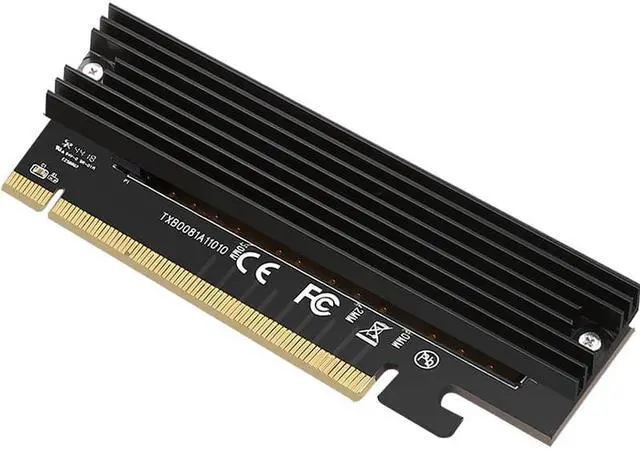 Alt view image 2 of 4 - PCI express to M.2 NVMe SSD Adapter M2 to PCIE 3.0 X16 Controller Card M Key Interface Support PCIe 3.0 x4 2230 2280 Size