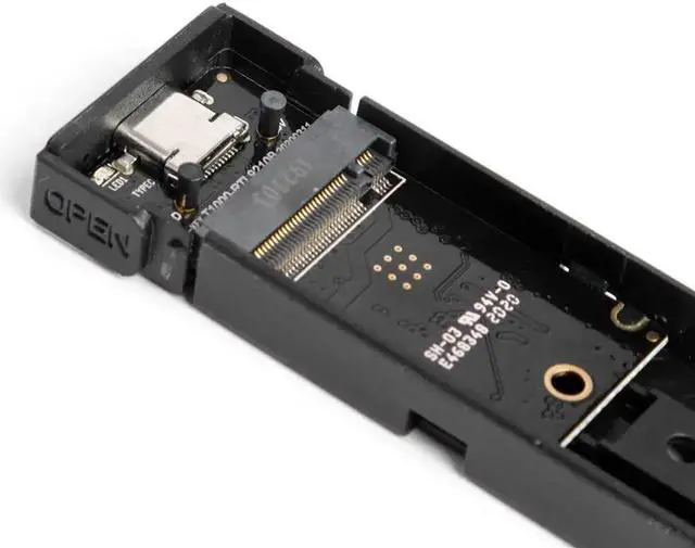 Alt view image 3 of 6 - M2 SSD Case NVME Enclosure M.2 to USB Type C 3.1 SSD Adapter for Dual signal NVME PCIE NGFF SATA M/B Key SSD Disk Box SSD Case