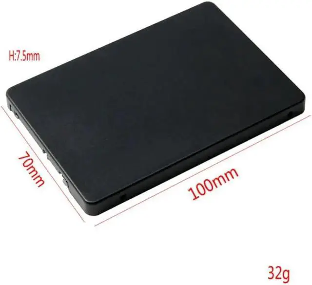 Alt view image 5 of 6 - 2 In 1 NGFF M.2 B M Key Mini PCI E or mSATA SSD to SATA III Adapter Card for Full Msata SSD/ 2230/2242/2260/22x80 M2