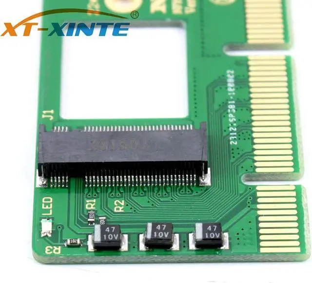 Alt view image 5 of 6 - PCIE to M2 Adapter PCI E PCI Express 3.0 X4 X8 X16 to M Key M.2 AHCI SSD Riser Card Adapter for XP941 SM951 PM951 A110
