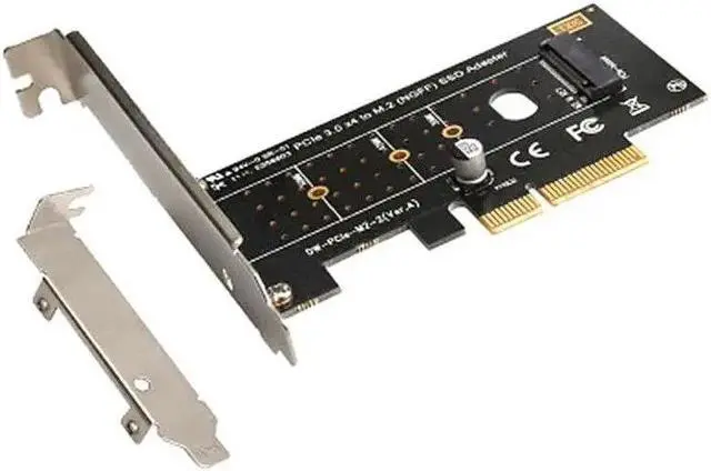 Alt view image 4 of 6 - Pci E Pci Express 3.0 X4 To Nvme M.2 M Key Ngff Ssd Pcie M2 Riser Card Adapter