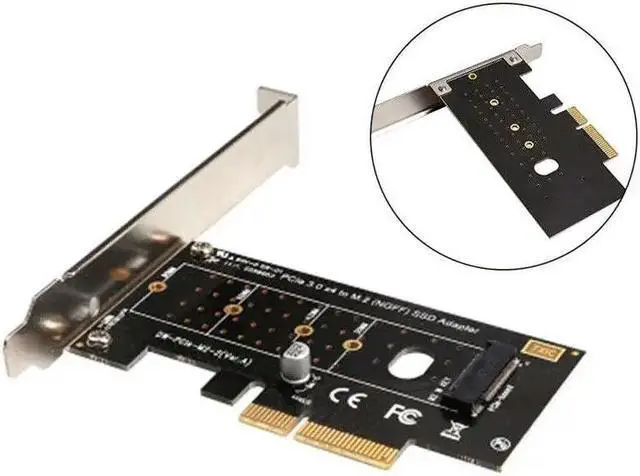 Alt view image 2 of 6 - Pci E Pci Express 3.0 X4 To Nvme M.2 M Key Ngff Ssd Pcie M2 Riser Card Adapter