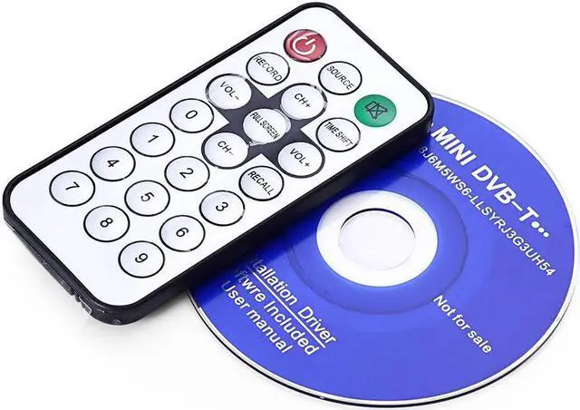 Alt view image 3 of 5 - Digital DVB T TV Stick HDTV TV Stick Tuner Receiver Recorder TV Radio with Antenna with Remote for Laptop tablet pc network