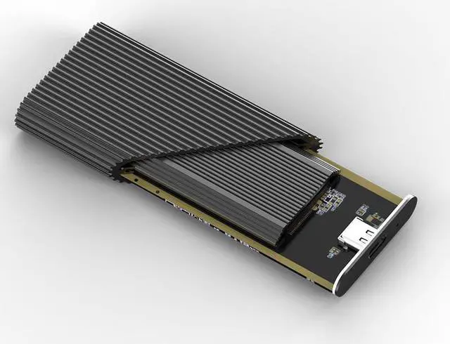 Main image of Blueendless SSD M2 PCIe NVMe/NGFF Type C to USB 3.1 Case 2.5" Aluminum External Storage Enclosure USB Hard Disk Caddy Box