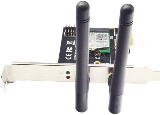 Alt view image 4 of 5 - Wifi Adapter M2 Ngff Key A-E To Mini Pci Express Wifi Raiser PCI-E 1X NGFF Wireless Support 2230 2242 Mini Pcie Network Card